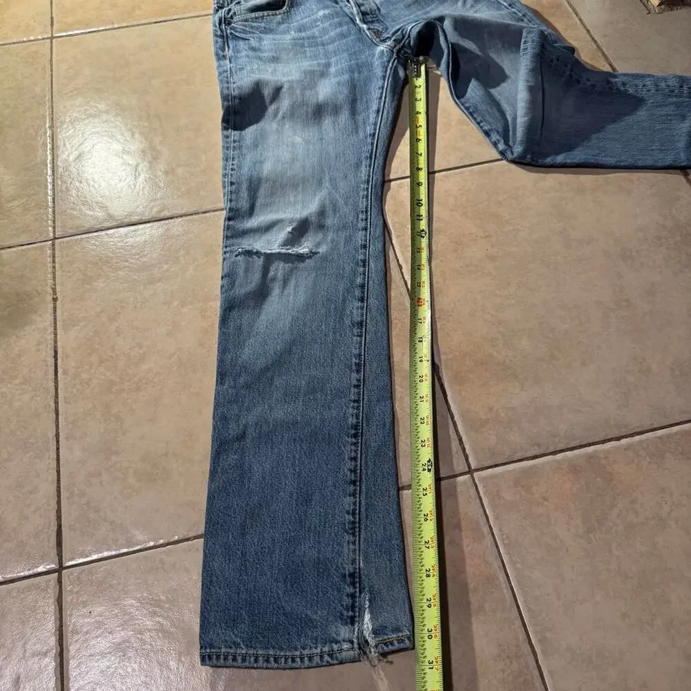 Vintage y2k levis 501 blue denim jeans size 28 in womens